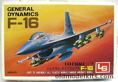 LS 1/144 General Dynamics F-16, J3 plastic model kit